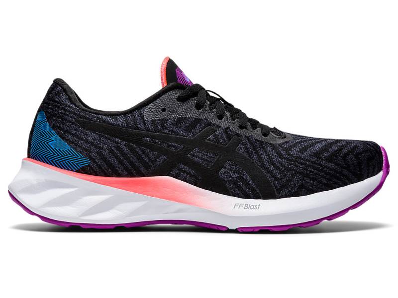 Sapatilhas Running Asics ROADBLAST Mulher Pretas, 1142A318.187